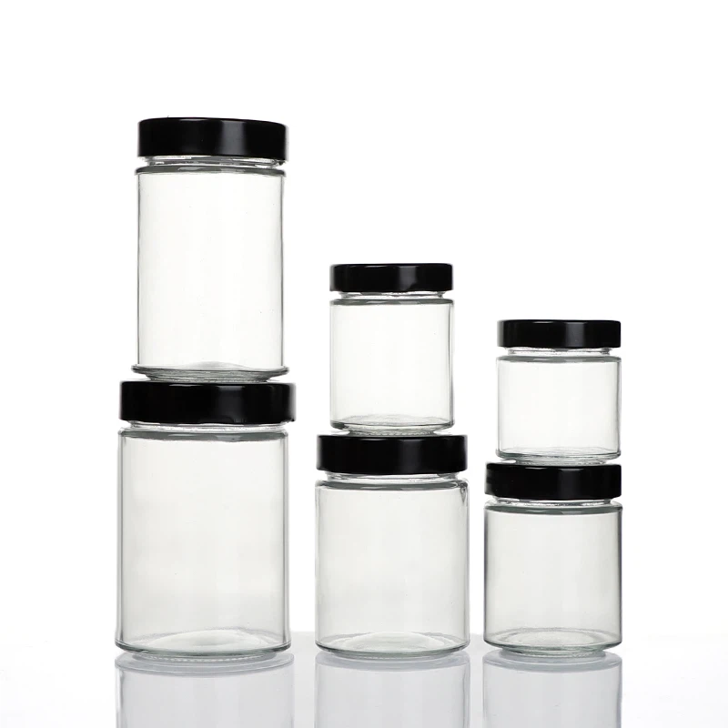 Uline Straight Sided Glass Jars